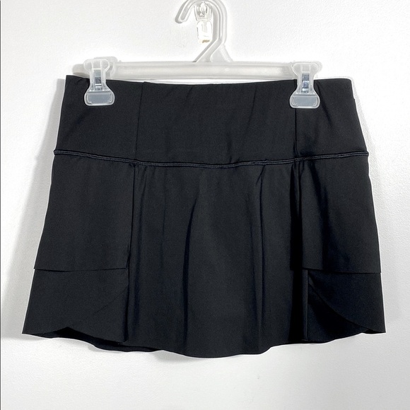 Athleta Momentum High Rise Black Pleated Skort size small - Picture 3 of 15
